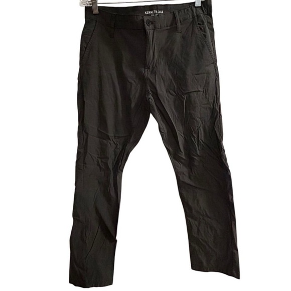 Kenneth Cole Men's Gray Dress Pants Size 32x30 Classic Fit Straight Leg - Picture 1 of 8